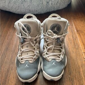 Jordan Women's Shoes in Gray and Cream